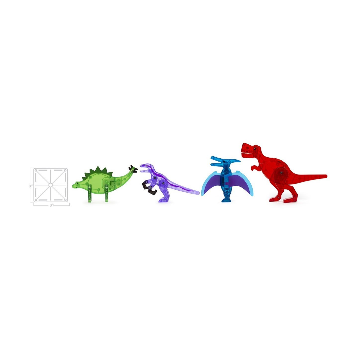 MAGNA-T Dino World 40 Piezas