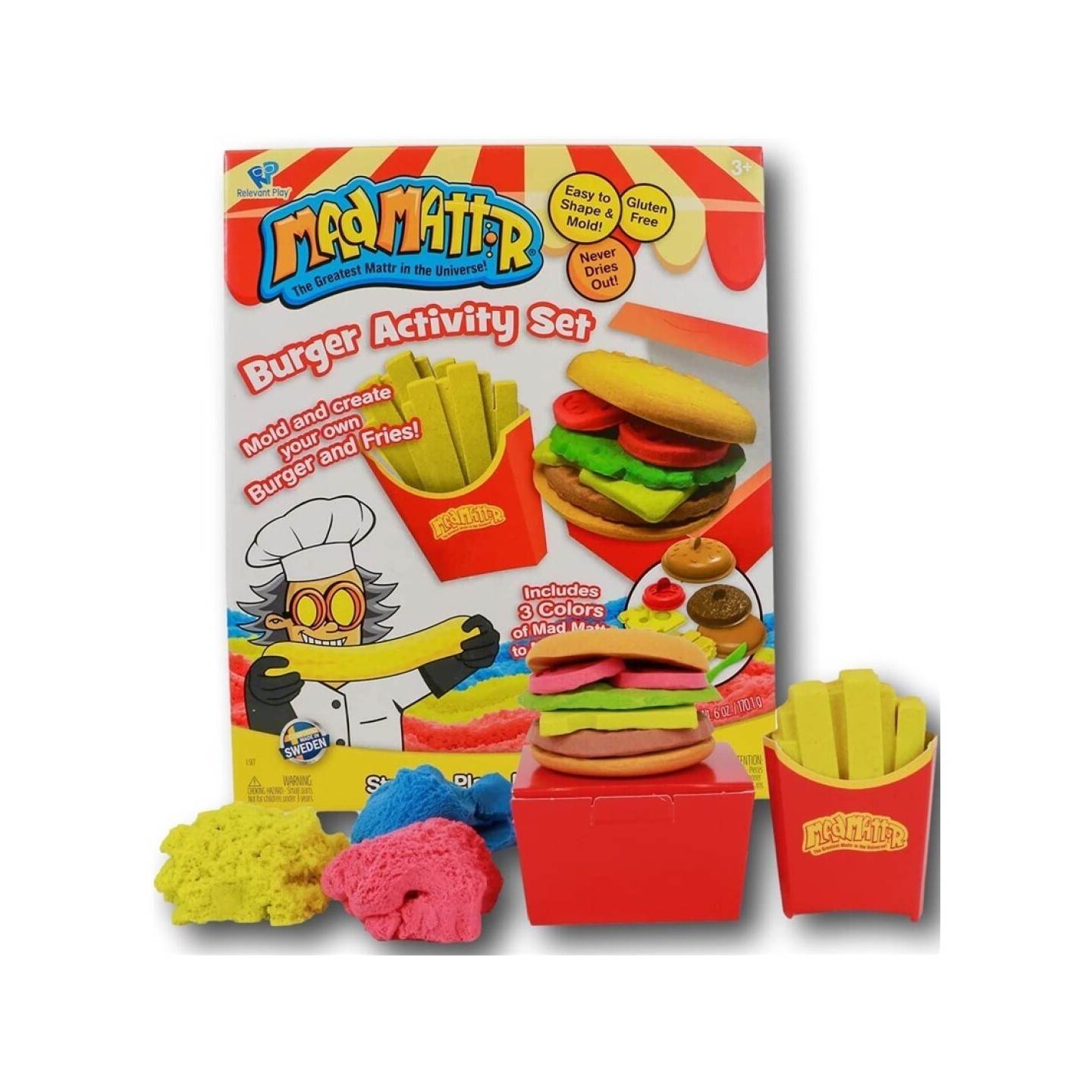 Set Actividades MadMattr Hamburguesa