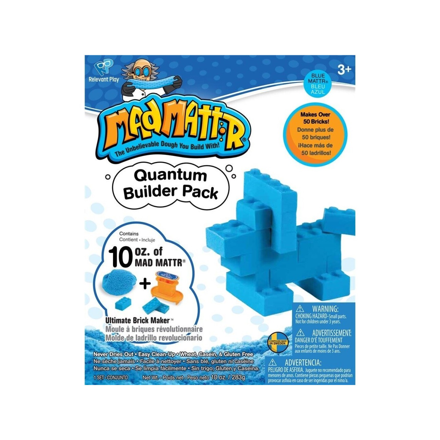 MadMattr Fabrica tus propios ladrillos 283g - Azul