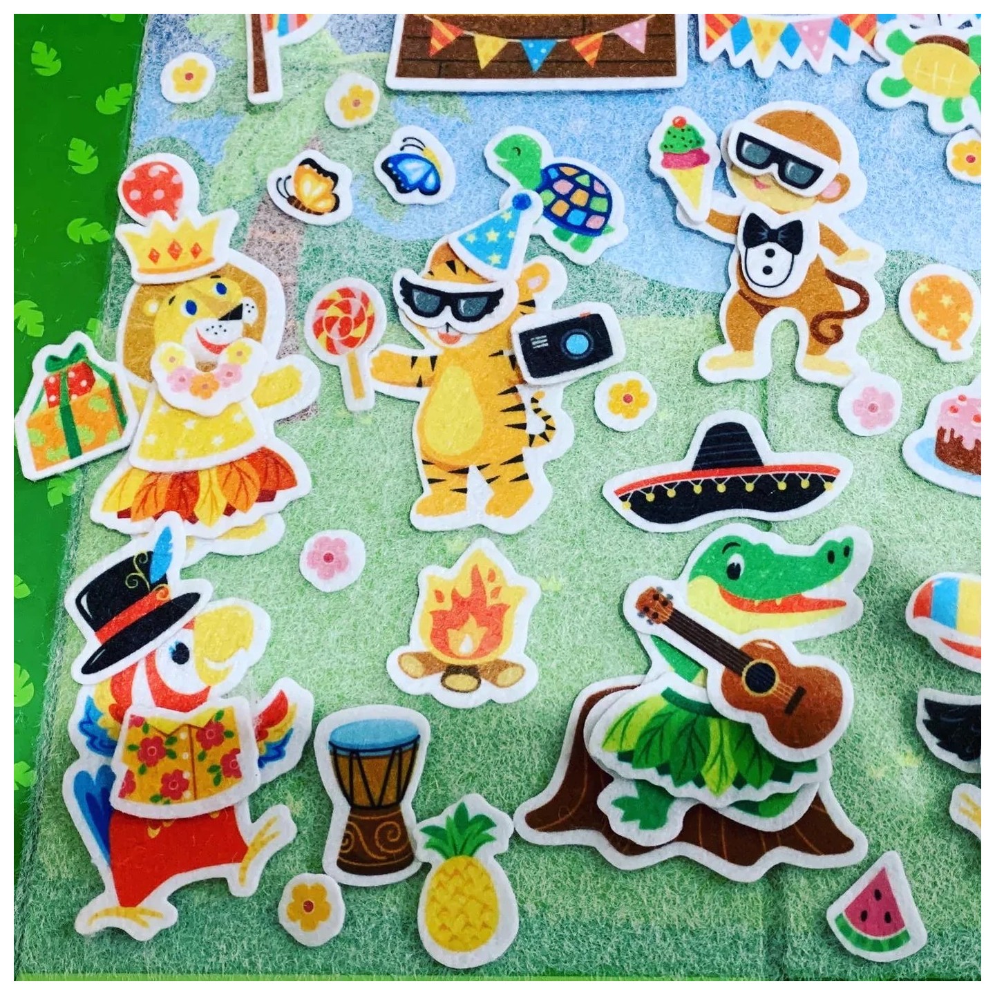 Juego Felpa Fiesta en la Jungla