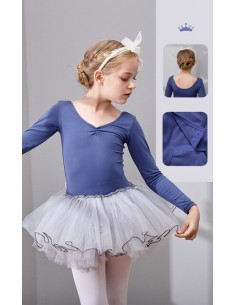 Vestido Azul manga larga...