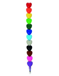 Lápiz multicolor Corazones/Estrellas