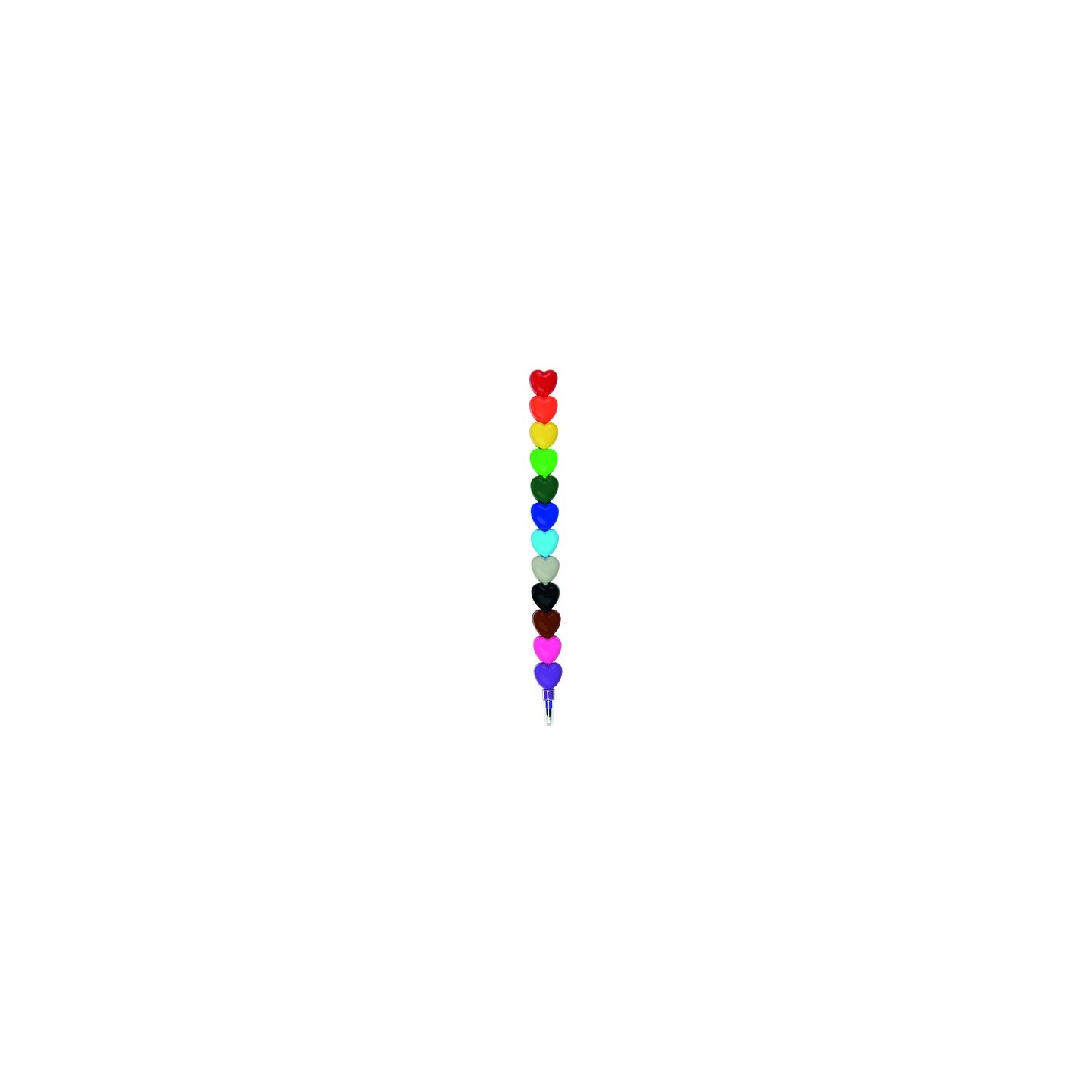 Lápiz multicolor Corazones/Estrellas