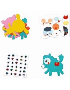 Crear con pegatinas - Me gustan los animales 2