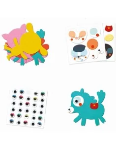 Crear con pegatinas - Me gustan los animales 2