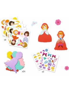 Crear con pegatinas - Me gustan las princesas 2