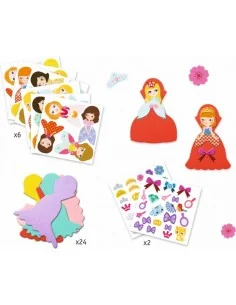 Crear con pegatinas - Me gustan las princesas 2