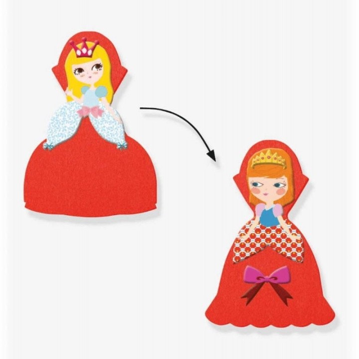 Crear con pegatinas - Me gustan las princesas
