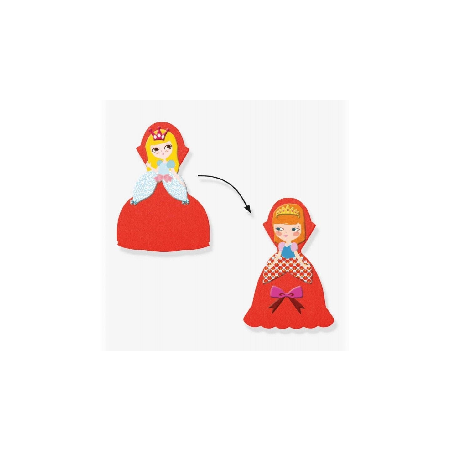 Crear con pegatinas - Me gustan las princesas