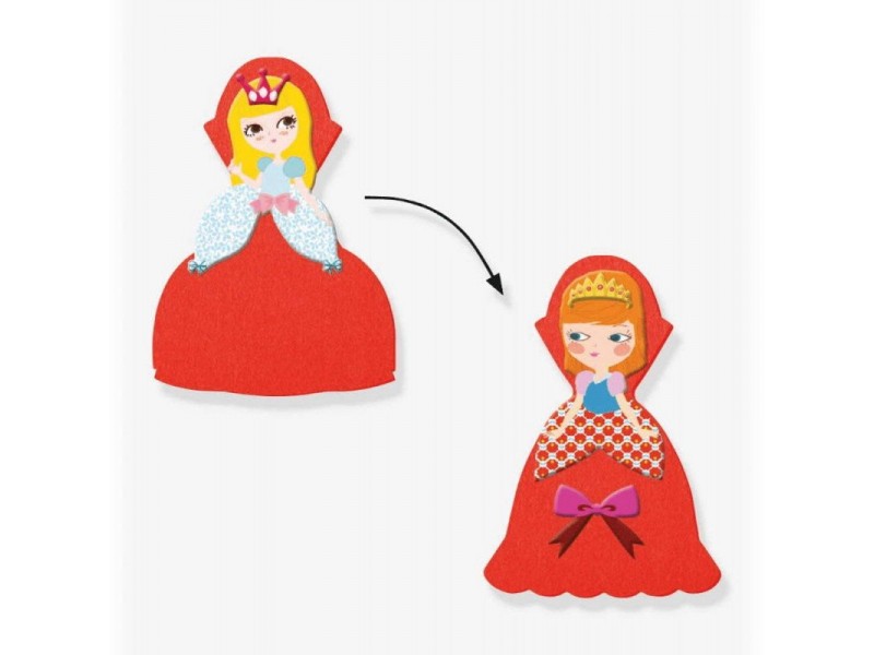 Crear con pegatinas - Me gustan las princesas