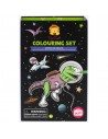 Set para colorear - Dinosaurios en el Espacio