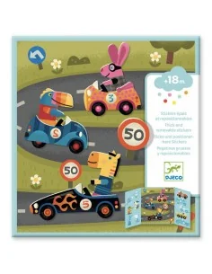 Pegatinas reutilizables Coches