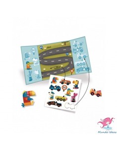Pegatinas reutilizables Coches 2