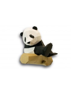 DIY 3D Panda en su rama