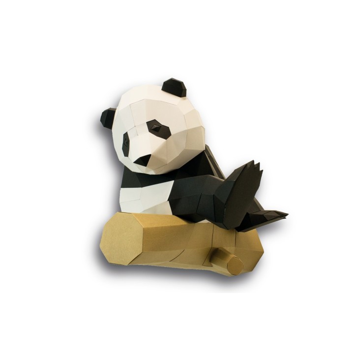 DIY 3D Panda en su rama
