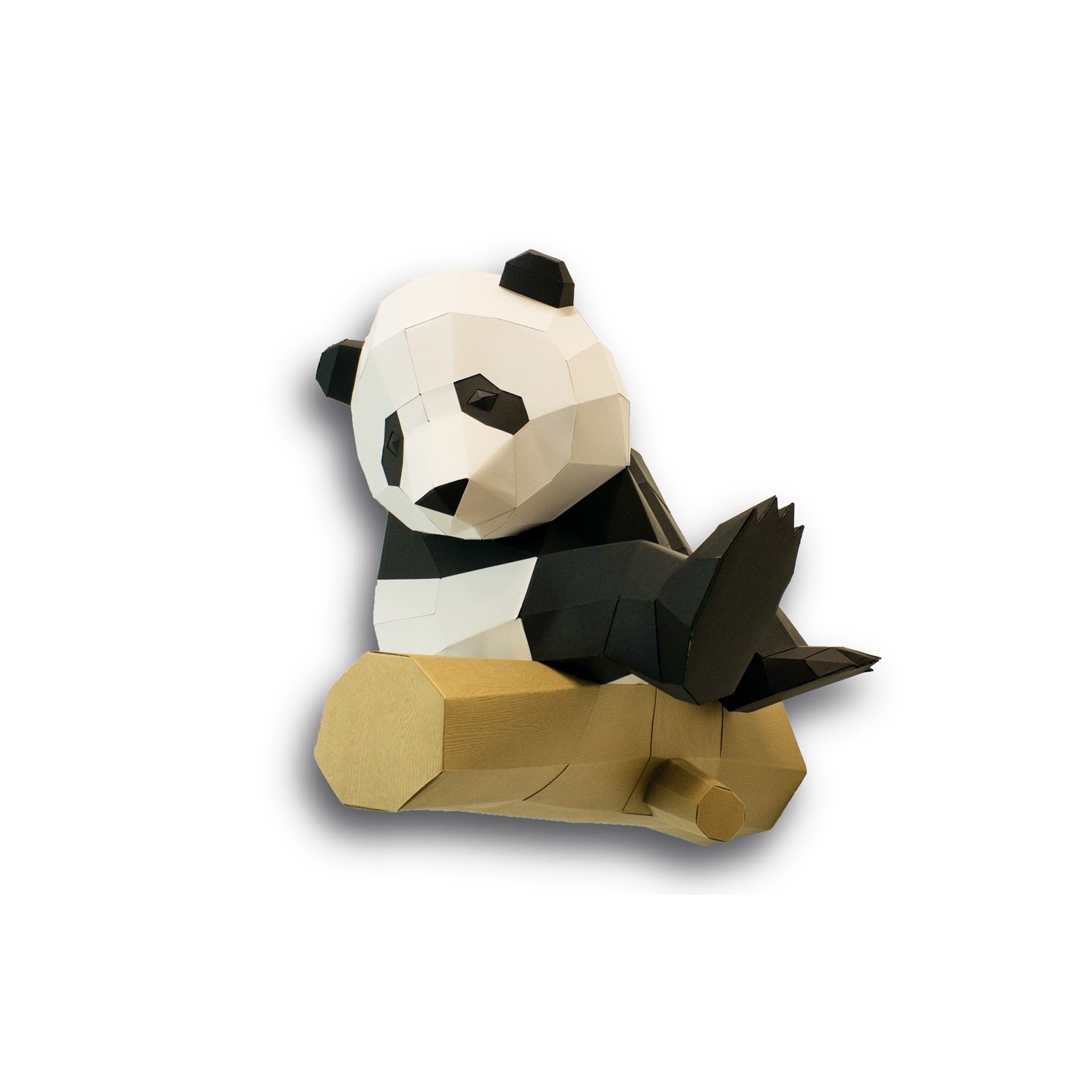 DIY 3D Panda en su rama