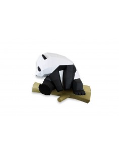 DIY 3D Panda en su rama 2