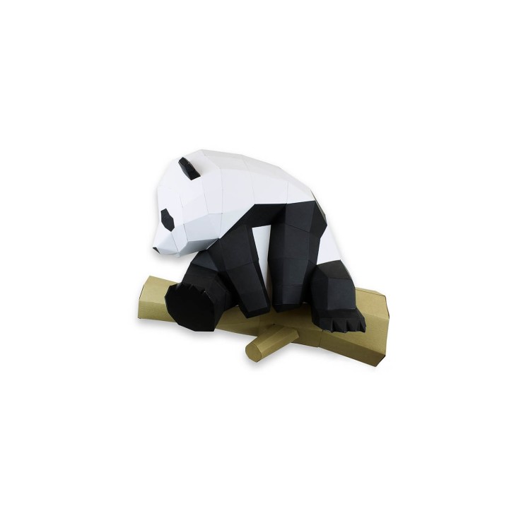 DIY 3D Panda en su rama