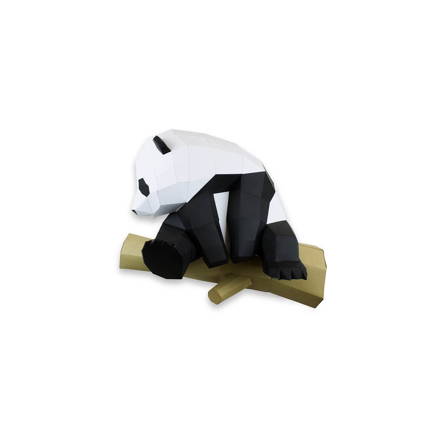 DIY 3D Panda en su rama