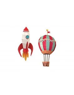 DIY 3D Cohete y Globo