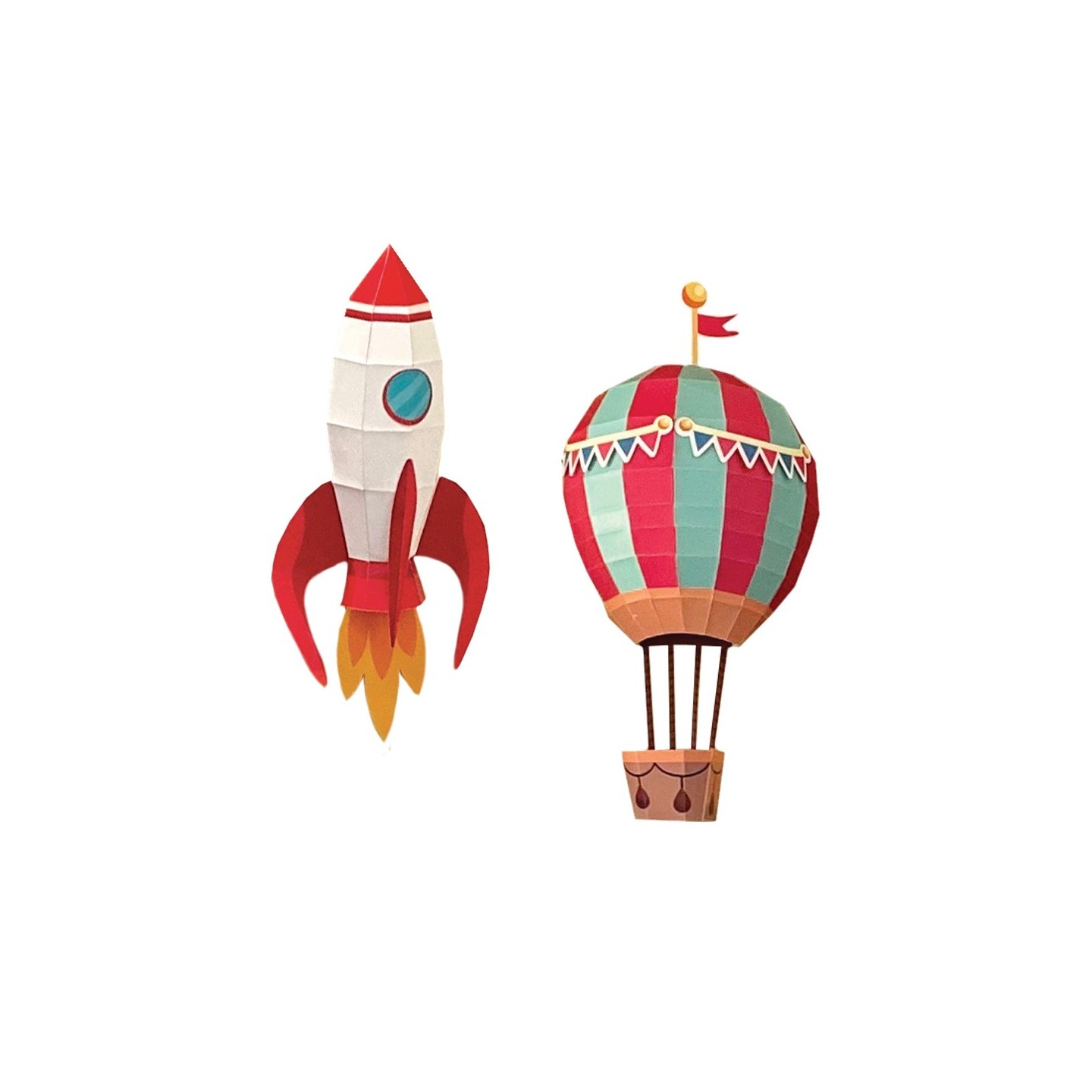 DIY 3D Cohete y Globo