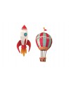 DIY 3D Cohete y Globo