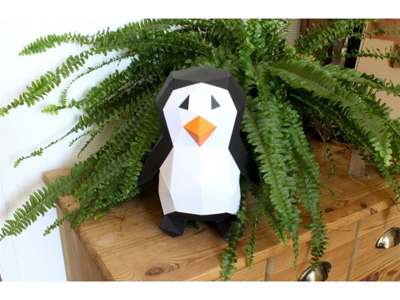 DIY 3D Pingüino Baby