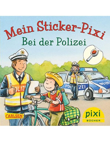 Mein Sticker-Pixi - Bei der Polizei