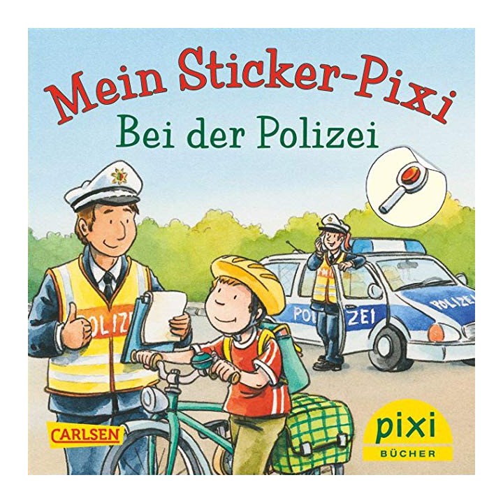 Mein Sticker-Pixi - Bei der Polizei