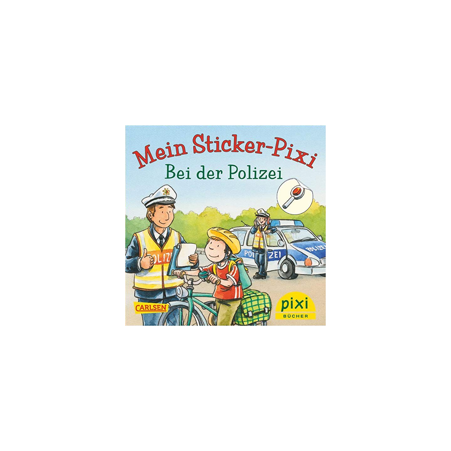 Mein Sticker-Pixi - Bei der Polizei