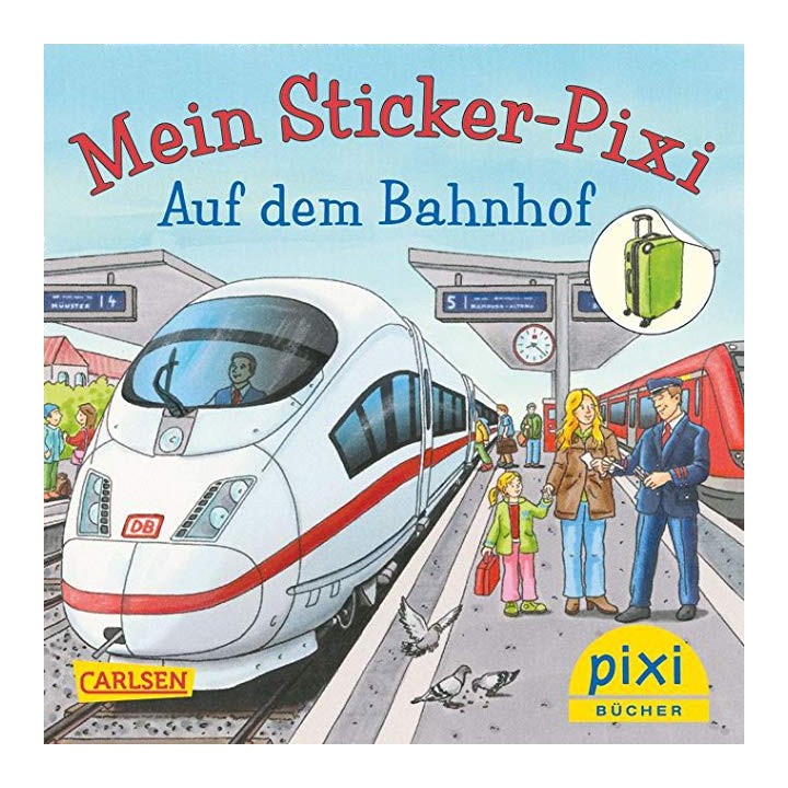 Mein Sticker-Pixi - Auf dem Bahnhof