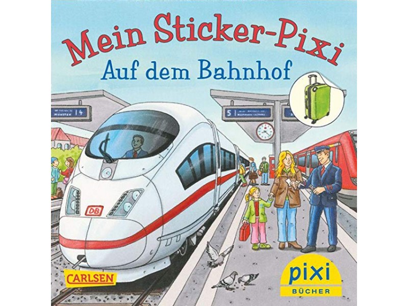 Mein Sticker-Pixi - Auf dem Bahnhof