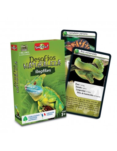 Cartas Desafíos Naturaleza: Reptiles