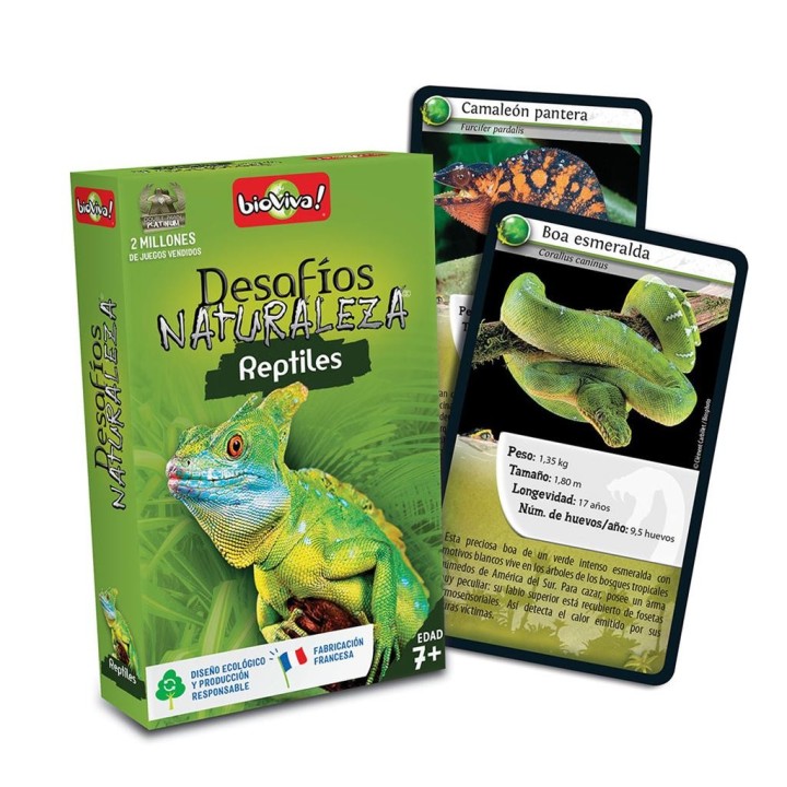 Cartas Desafíos Naturaleza: Reptiles