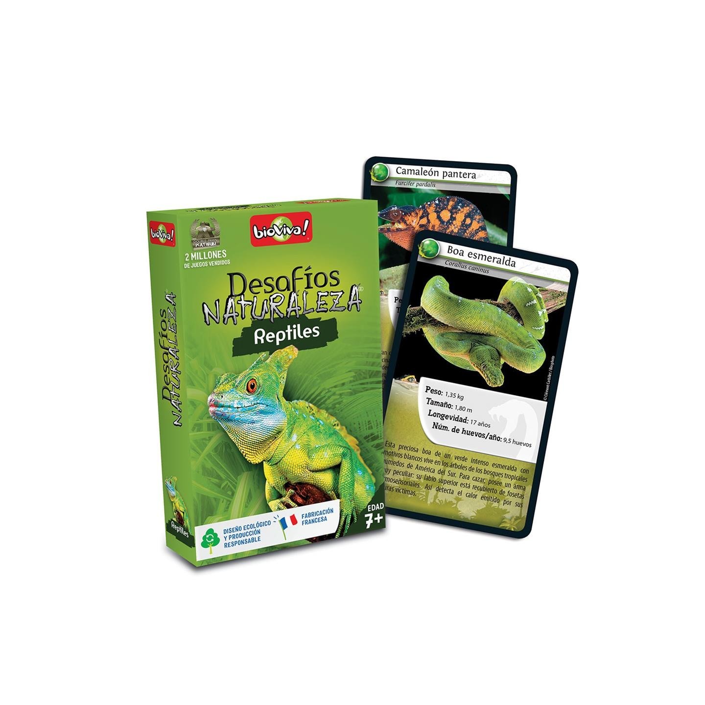 Cartas Desafíos Naturaleza: Reptiles