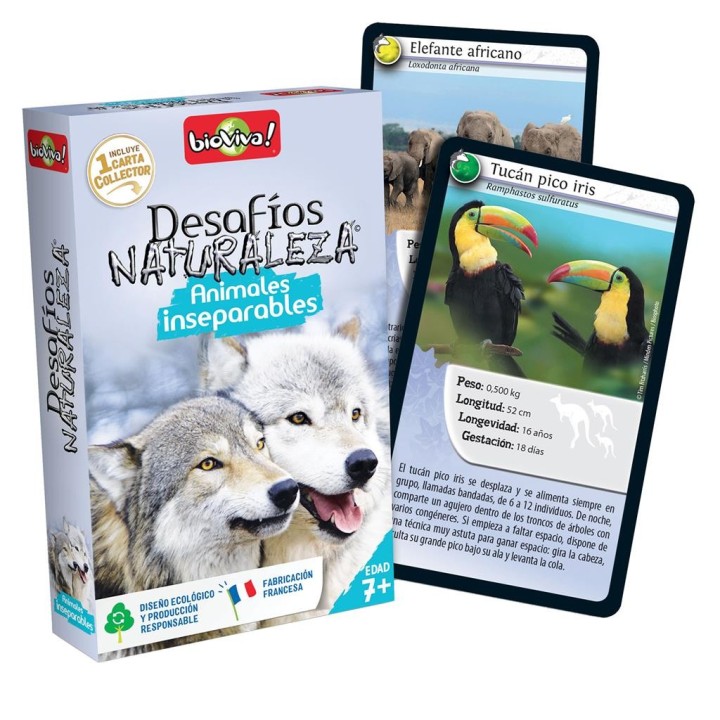 Cartas Desafíos Naturaleza: Animales Inseparables
