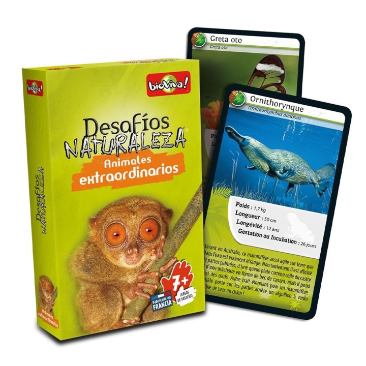 Cartas Desafíos Naturaleza: Animales Extraordinarios