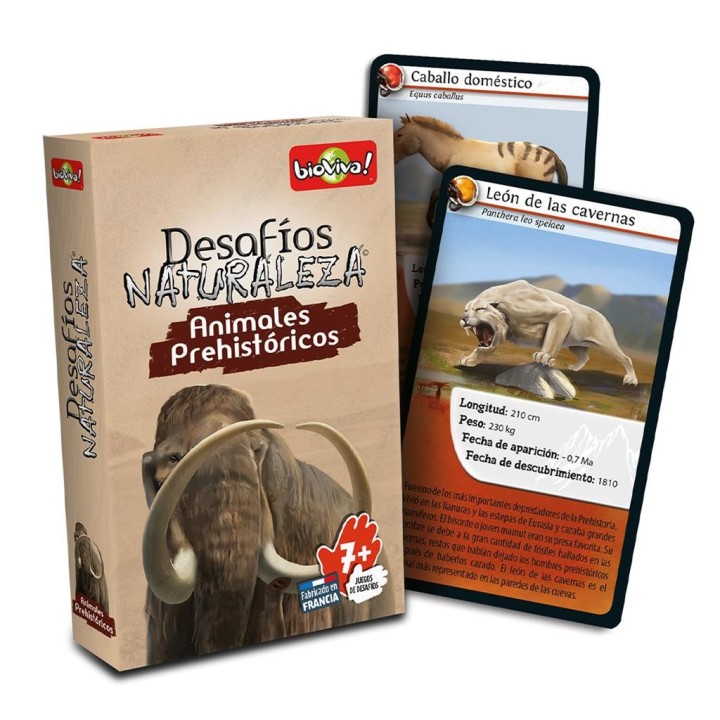 Cartas Desafíos Naturaleza: Animales Prehistóricos