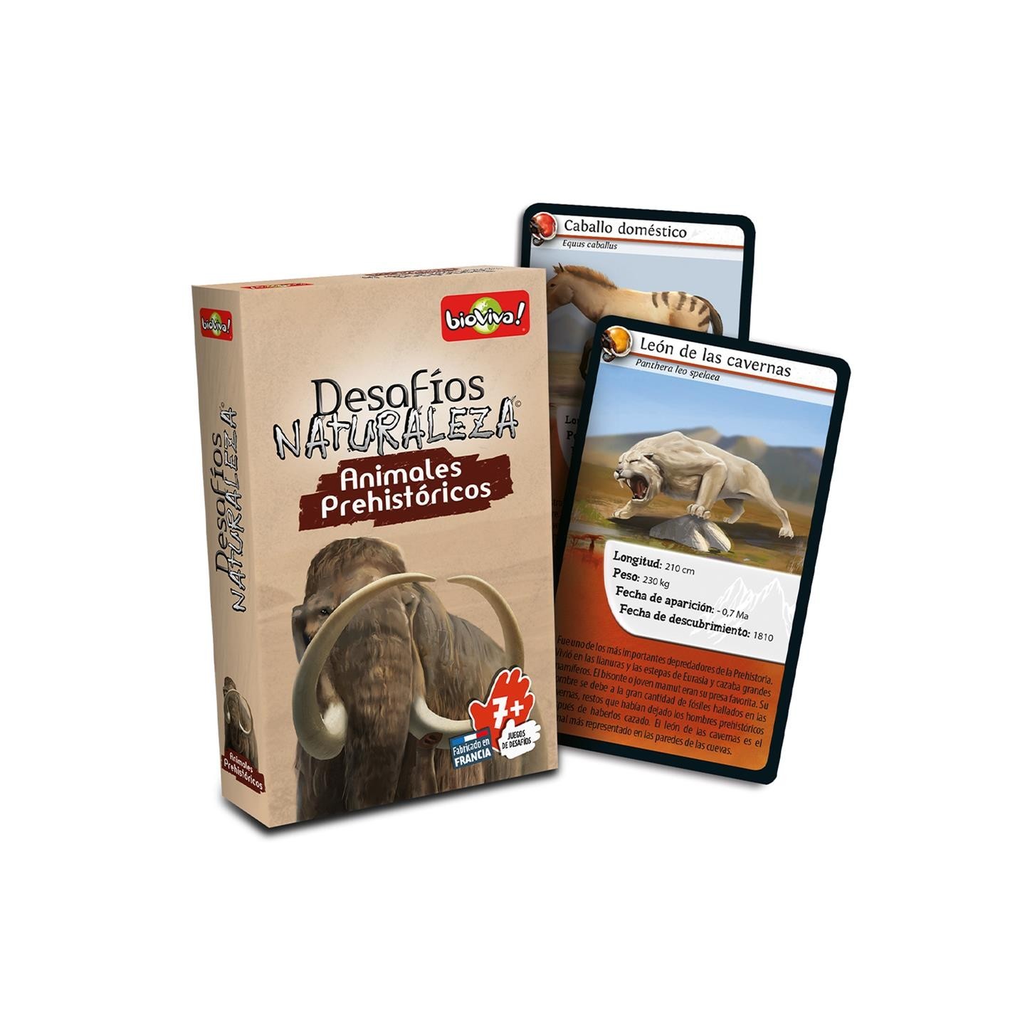 Cartas Desafíos Naturaleza: Animales Prehistóricos