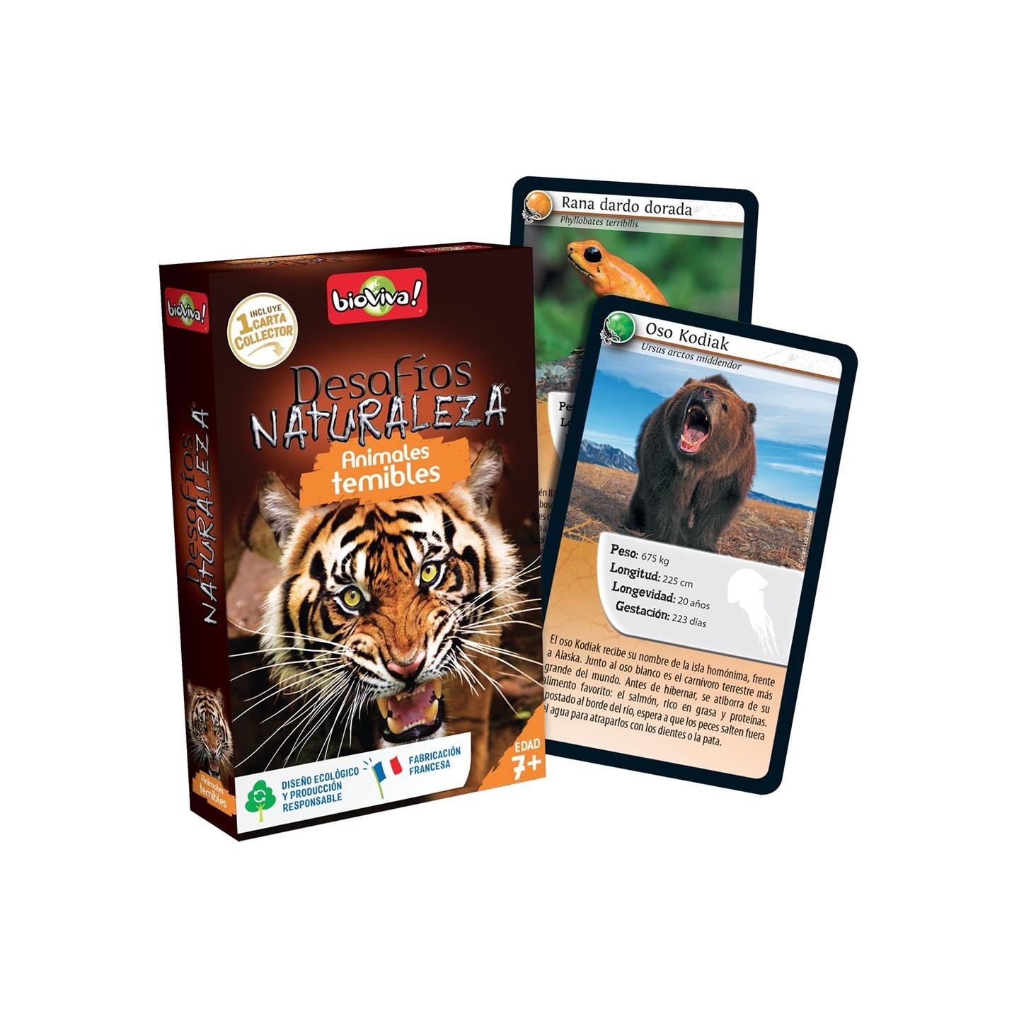 Cartas Desafíos Naturaleza: Animales Temibles