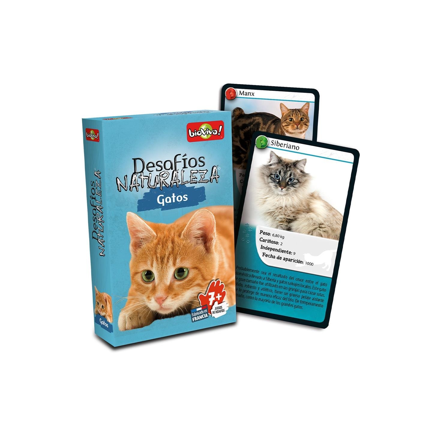 Cartas Desafíos Naturaleza: Gatos