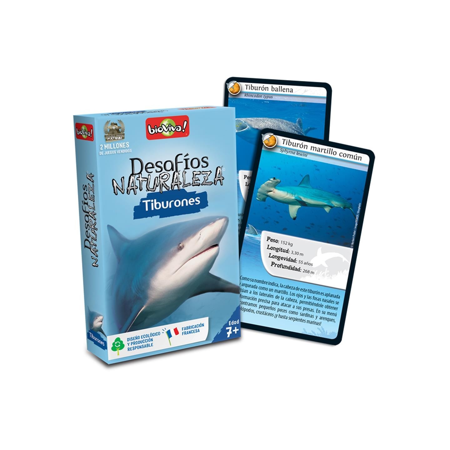 Cartas Desafíos Naturaleza: Tiburones