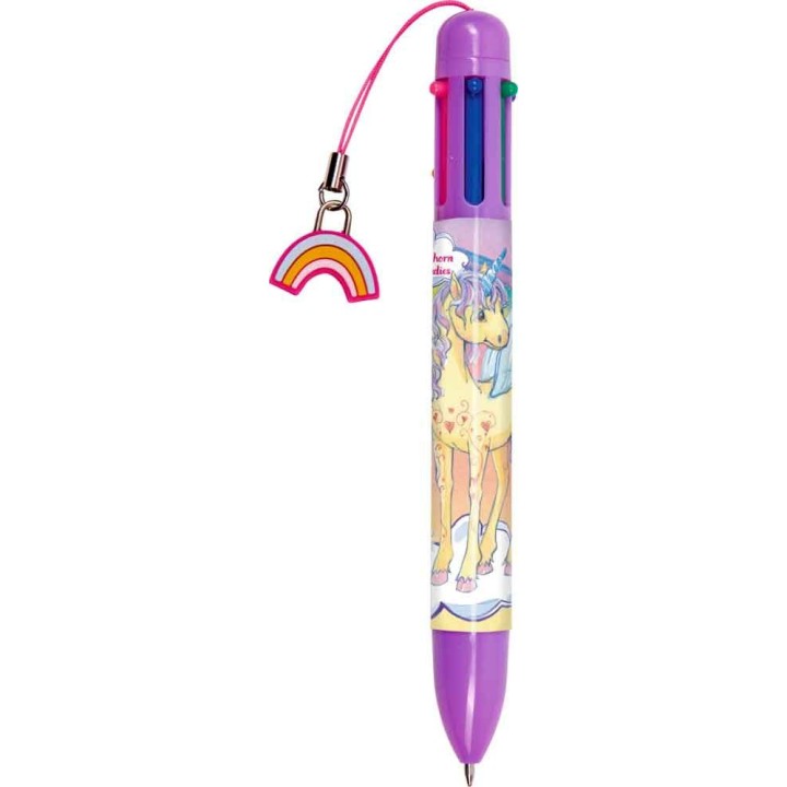 Bolígrafo 6 colores Unicornio