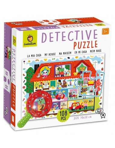 Detective Puzle - Mi Casa 108 Piezas