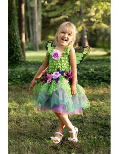 Disfraz Fairy Bloom con Alas Verde