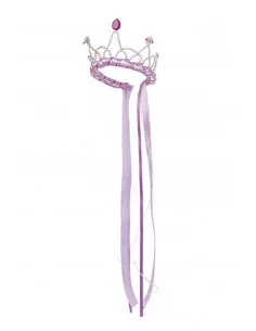 Tiara con lazos Lila