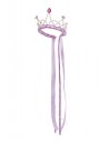 Tiara con lazos Lila