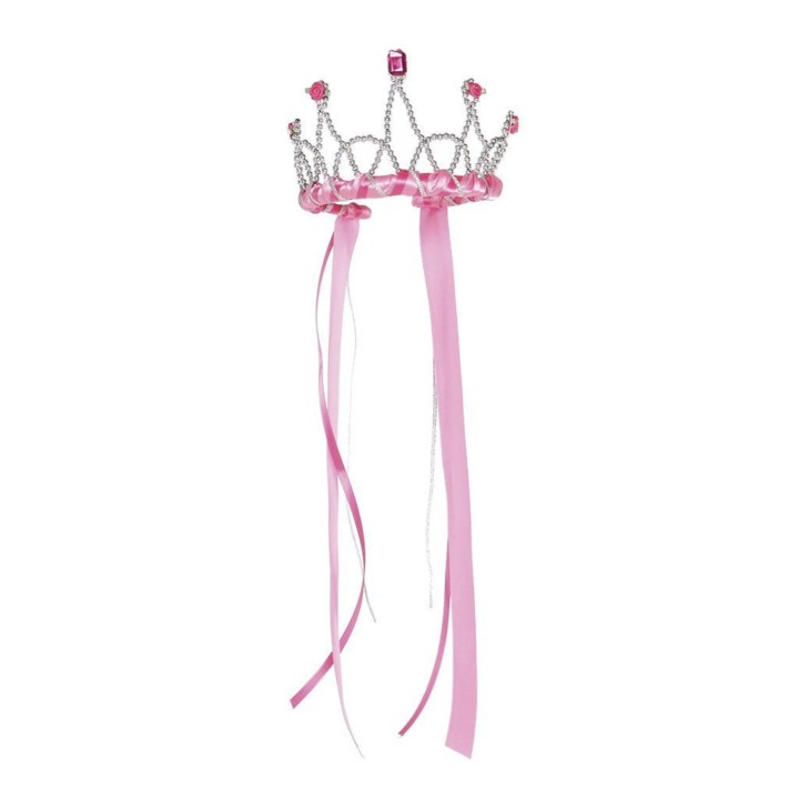 Tiara con lazos Rosa