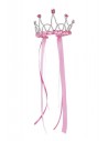 Tiara con lazos Rosa