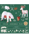Colorear-Construir-Jugar El bosque